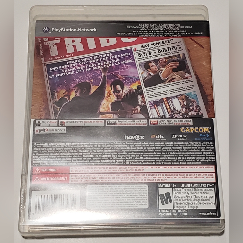 Dead Rising 2 Off The Record PS3 Playstation 3 Tested CIB Tested Authentic - Picture 2 of 5